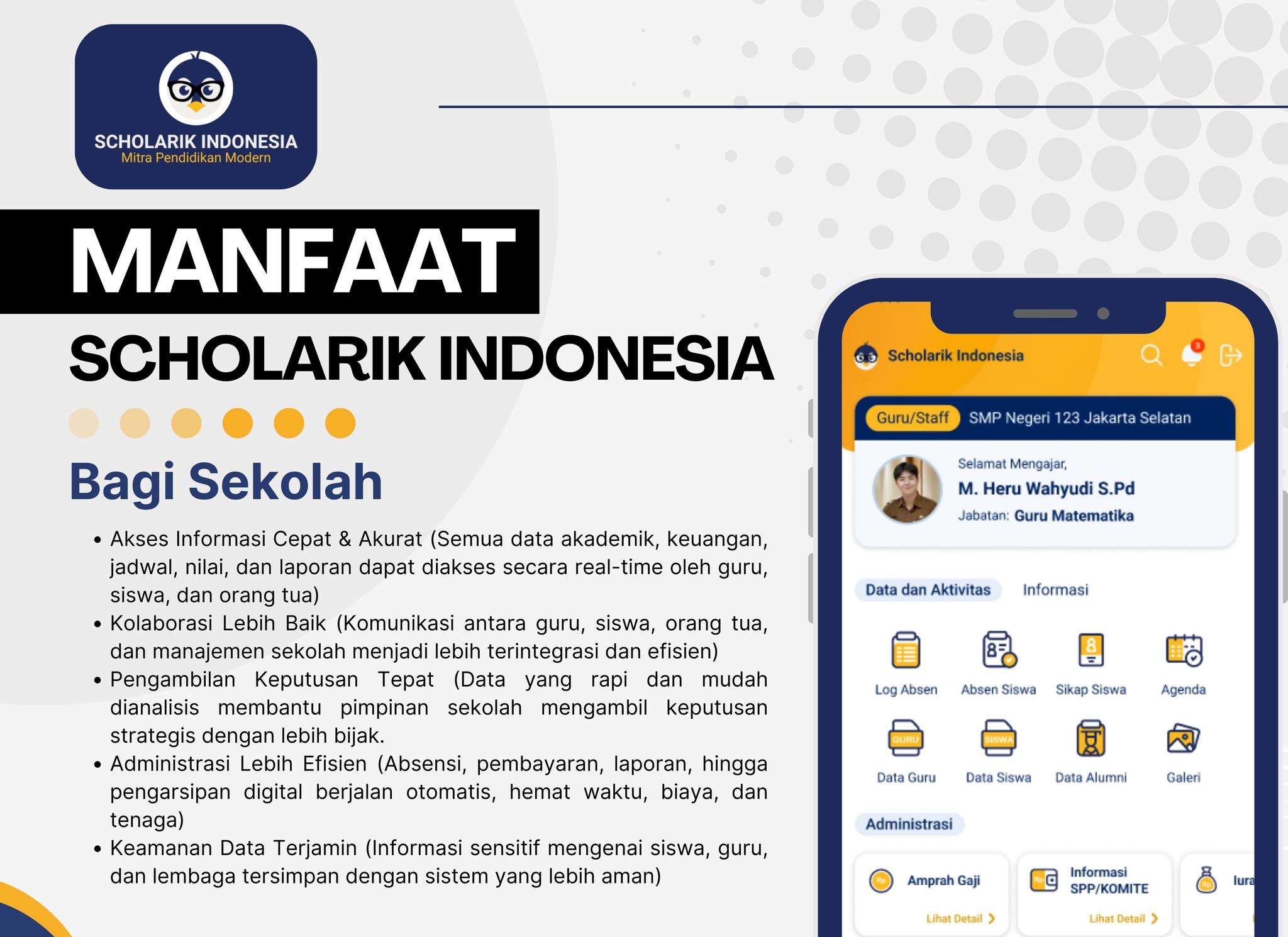 Aplikasi sekolah lengkap dengan fitur administrasi dan keuangan terbaik di Kademangan, Probolinggo untuk memudahkan pengelolaan data sekolah, Telp/WA 082312504618