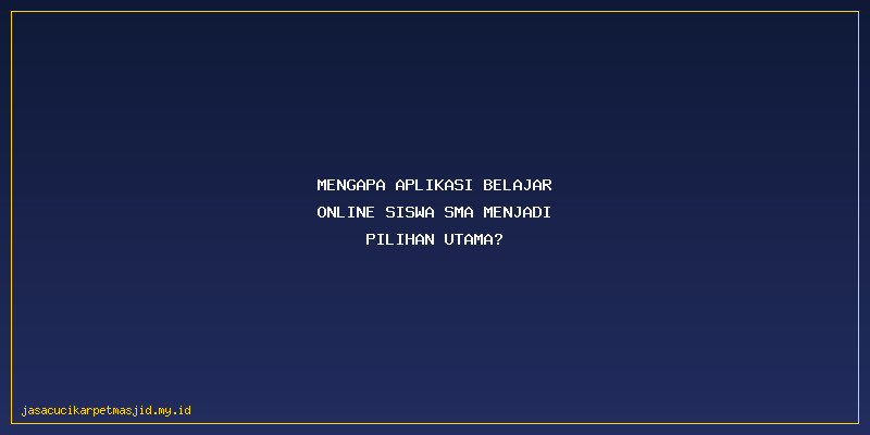 Revolsi Sekolah di Kademangan Probolinggo dengan Aplikasi Lengkap Siap Pakai Telp WA 082312504618